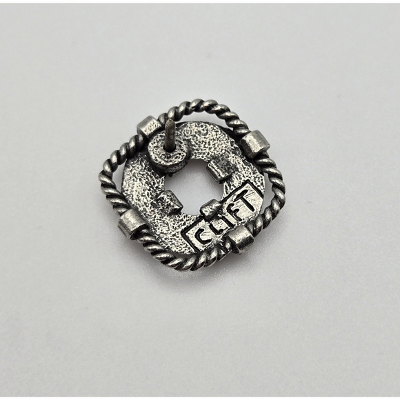 Life Preserver Lapel Pin Handcrafted Pewter Nautical Coastal Artist Signed NEW - Picture 6 of 10